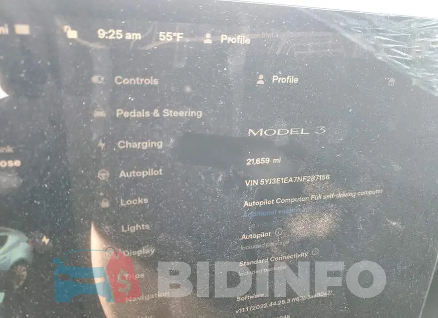 5YJ3E1EA7NF287156 Photo# 9