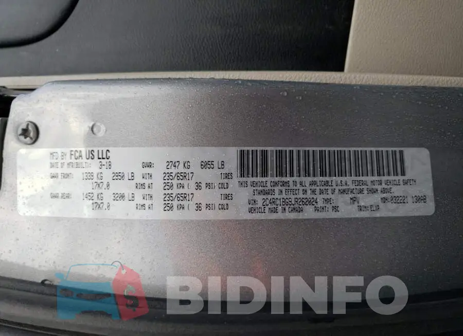 2C4RC1BG9JR262024 Photo# 13