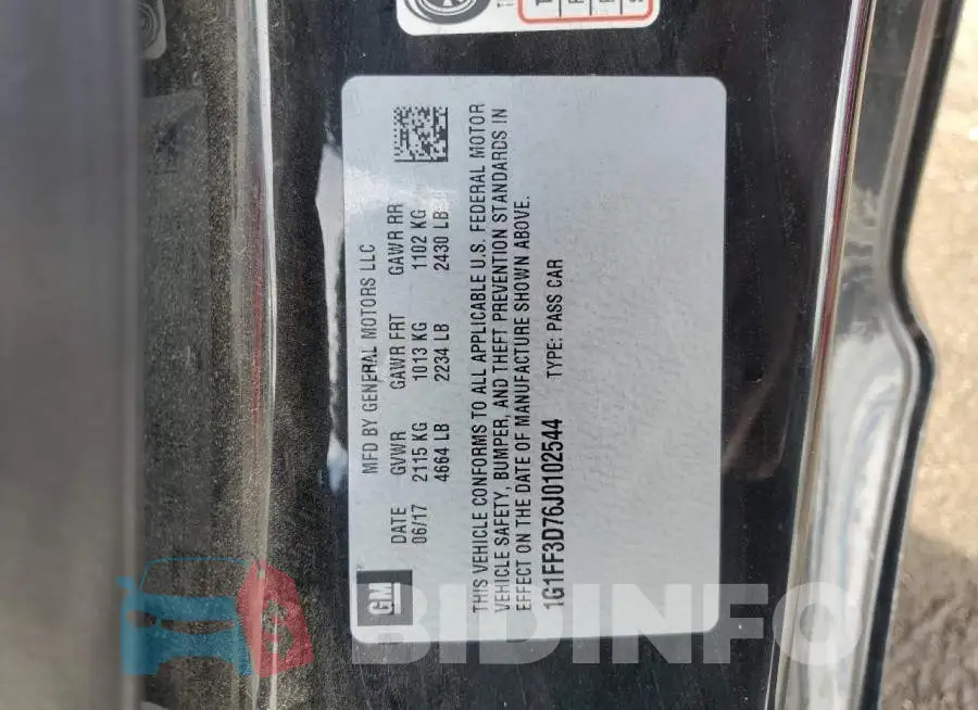1G1FF3D76J0102544 Photo# 12