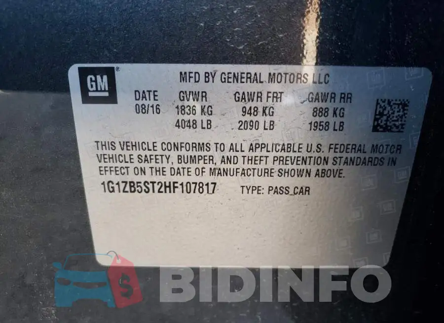 1G1ZB5ST2HF107817 Photo# 12