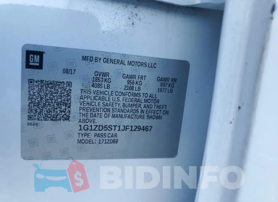 1G1ZD5ST1JF129467 Photo# 12