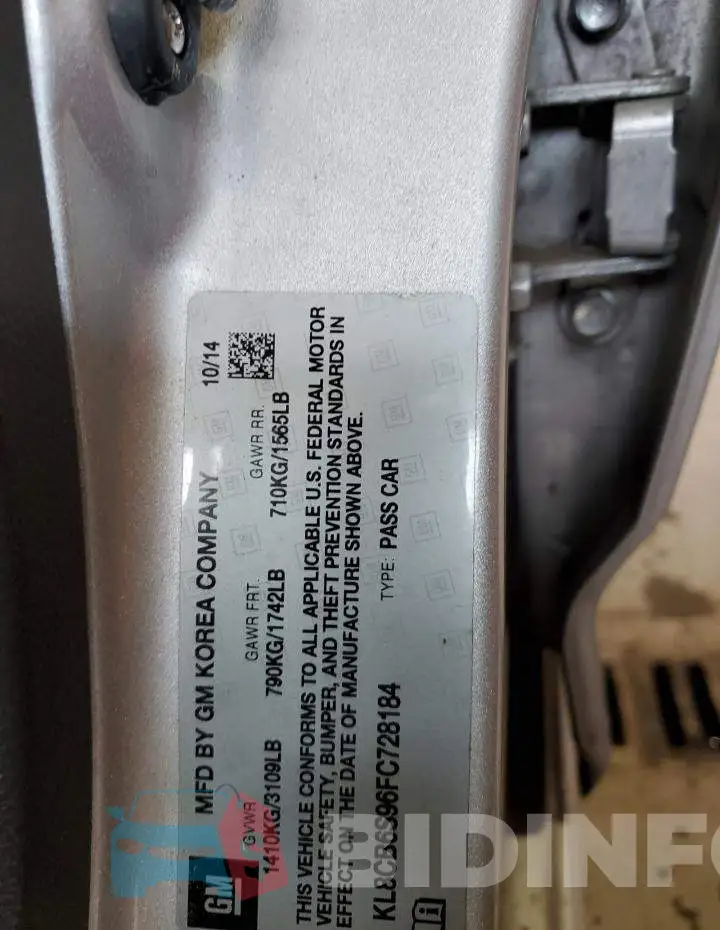 KL8CB6S96FC728184 Photo# 12