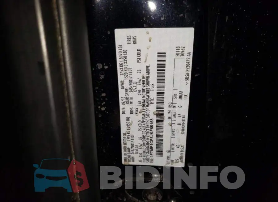 1FTMF1CP6JKF68158 Photo# 10
