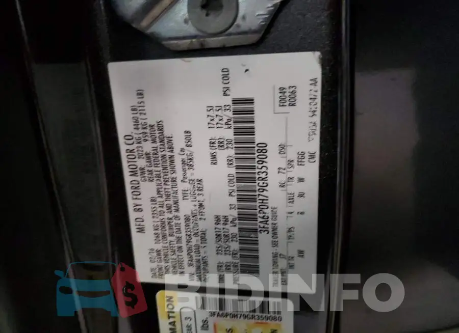 3FA6P0H79GR359080 Photo# 12