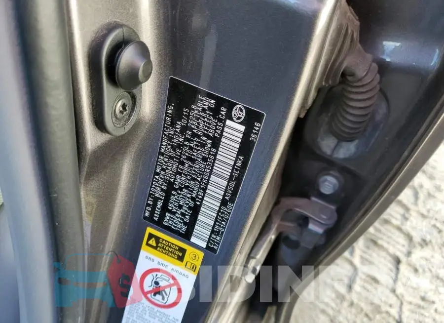 4T4BF1FK6GR535618 Photo# 12
