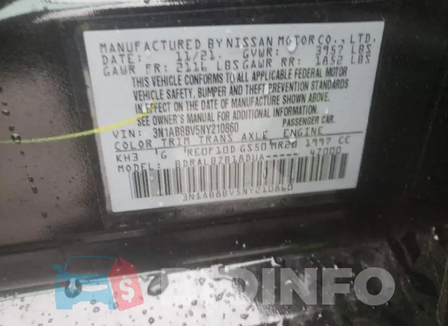 3N1AB8BV5NY210860 Photo# 12