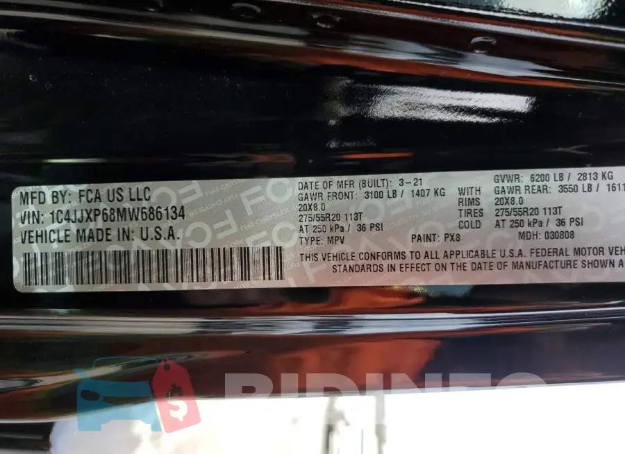 1C4JJXP68MW686134 Photo# 13