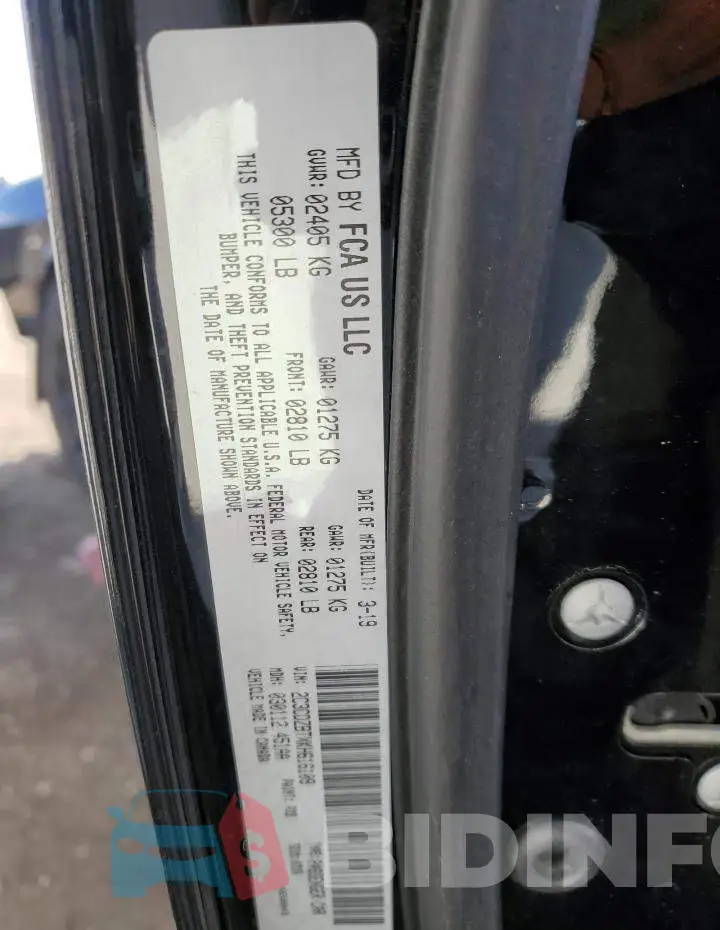2C3CDZBTXKH616109 Photo# 13