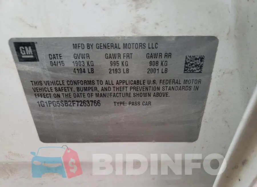 1G1PG5SB2F7263766 Photo# 12