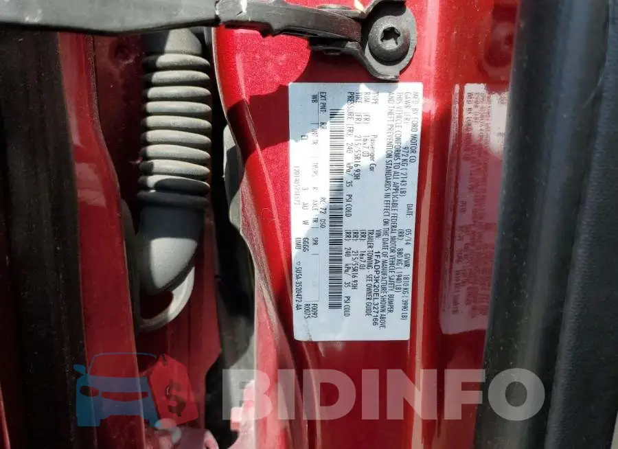 1FADP3K20EL327166 Photo# 12