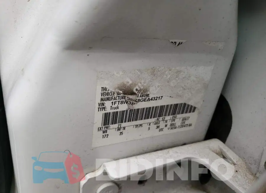 1FT8W3BT8GEA43217 Photo# 13