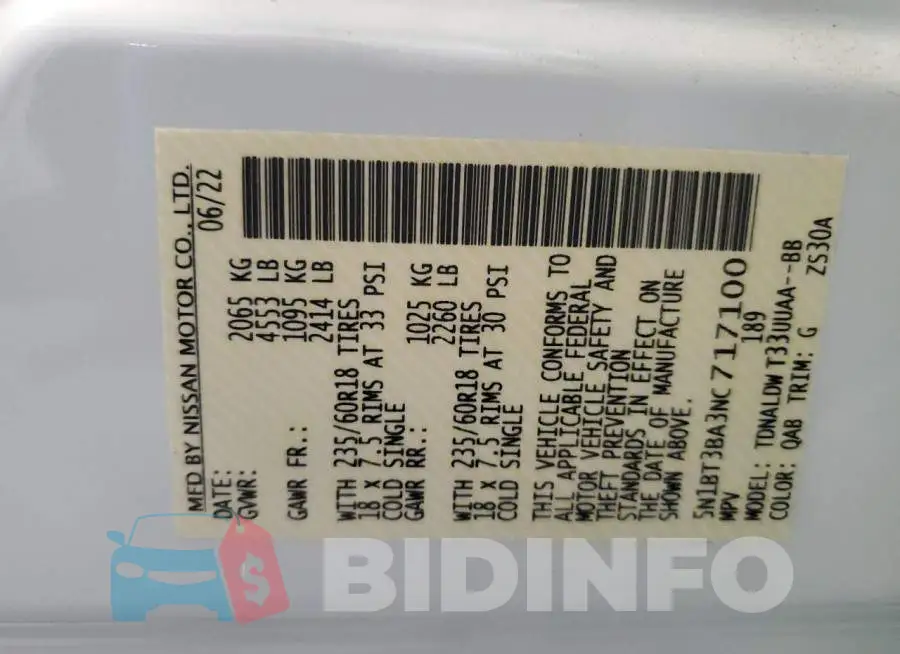 5N1BT3BA3NC717100 Photo# 14