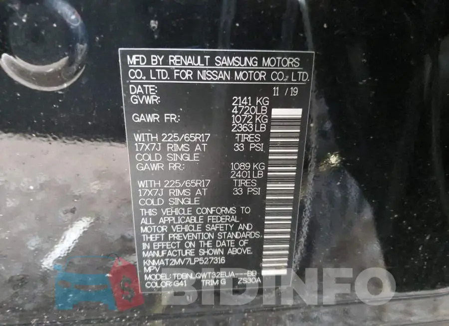 KNMAT2MV7LP527316 Photo# 13