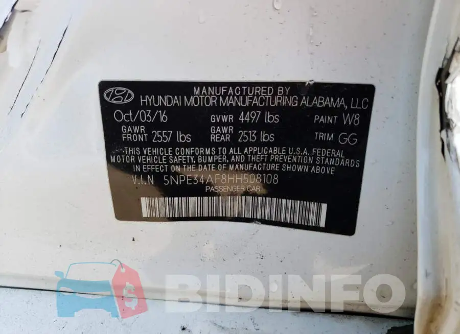 5NPE34AF8HH508108 Photo# 12