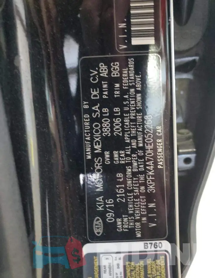 3KPFK4A70HE052268 Photo# 12