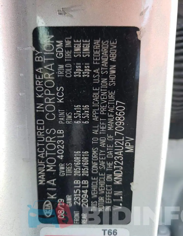 KNDJ23AU2L7098607 Photo# 10