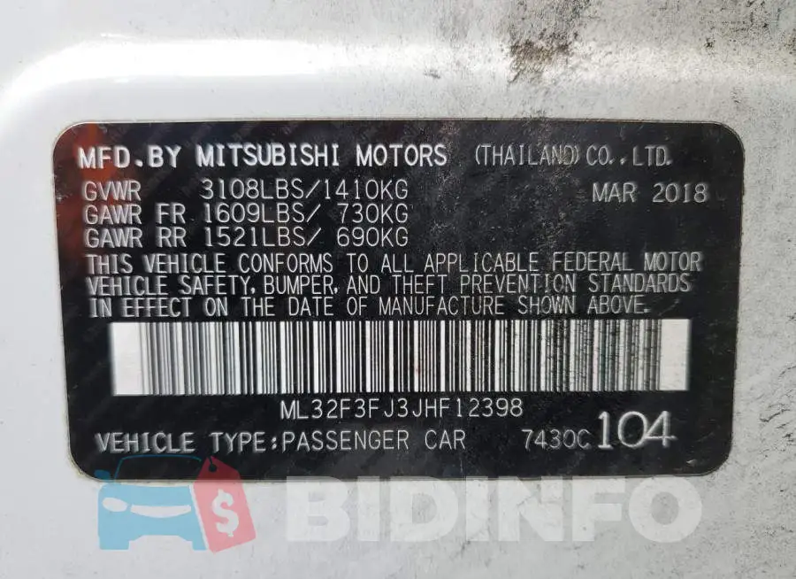 ML32F3FJ3JHF12398 Photo# 13