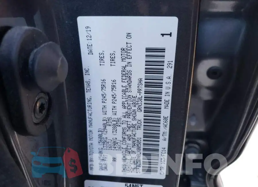 5TFBZ5DN0LX005051 Photo# 12