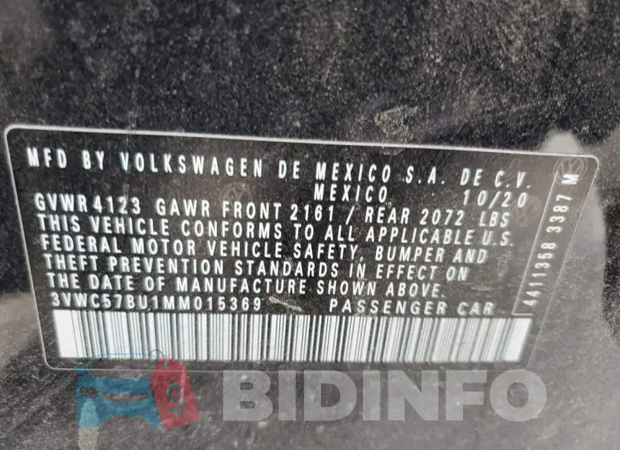 3VWC57BU1MM015369 Photo# 12