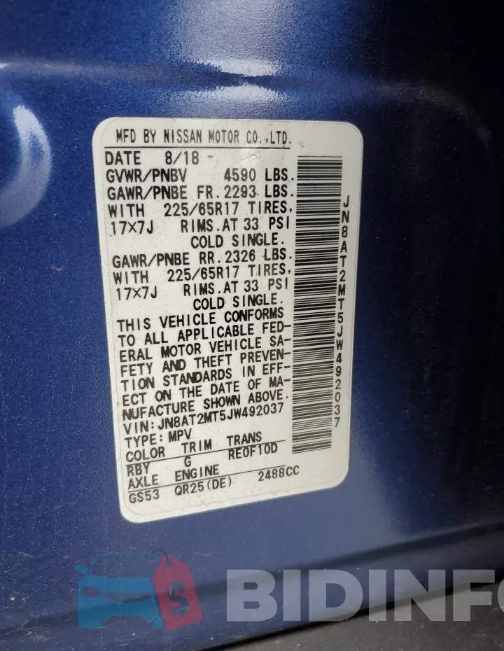 JN8AT2MT5JW492037 Photo# 12