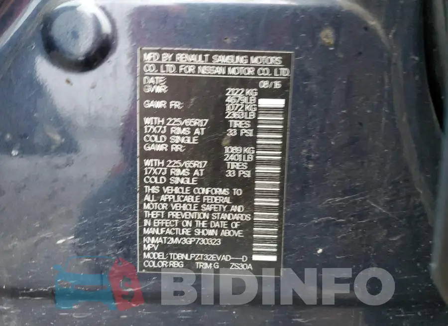 KNMAT2MV3GP730323 Photo# 12