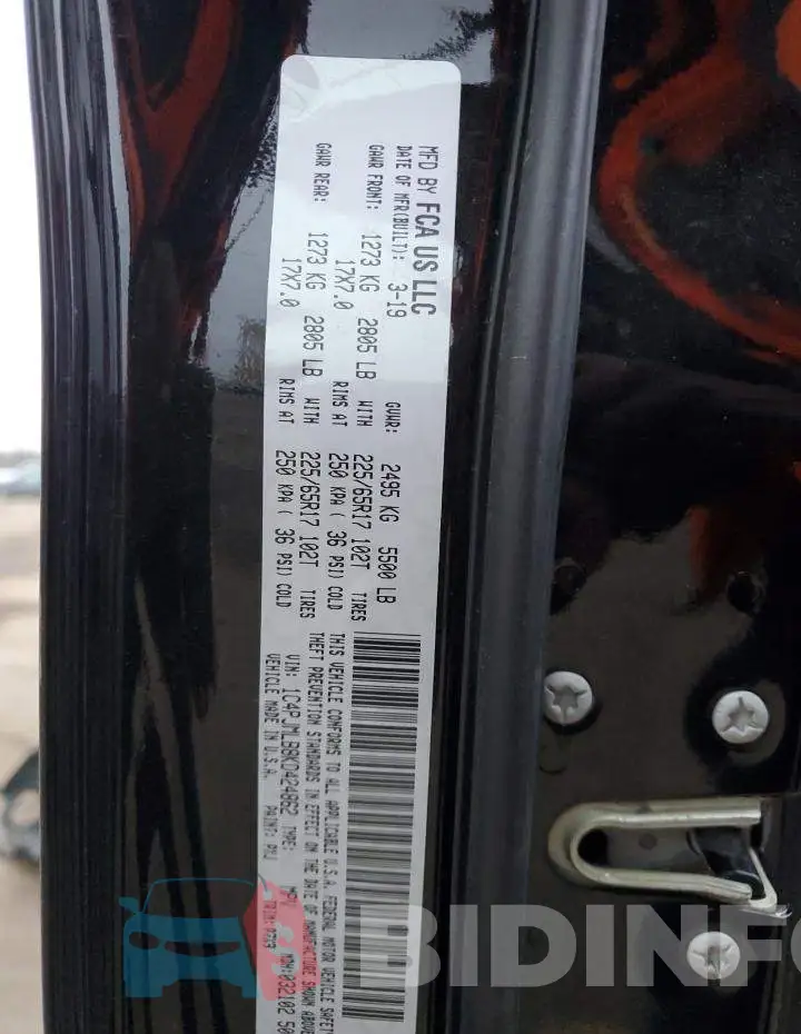 1C4PJMLB8KD424862 Photo# 14