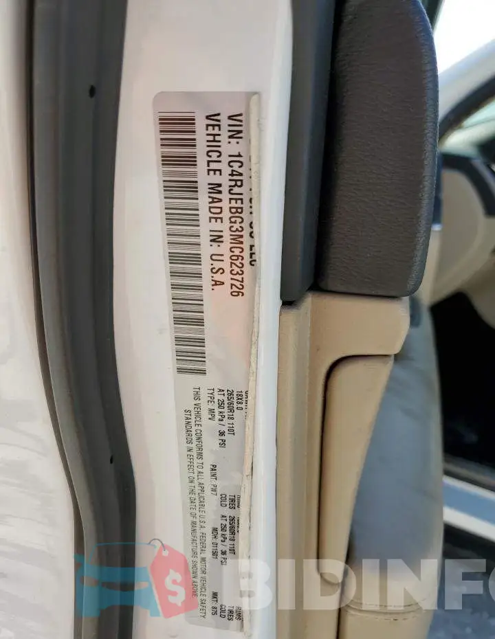 1C4RJEBG3MC623726 Photo# 14