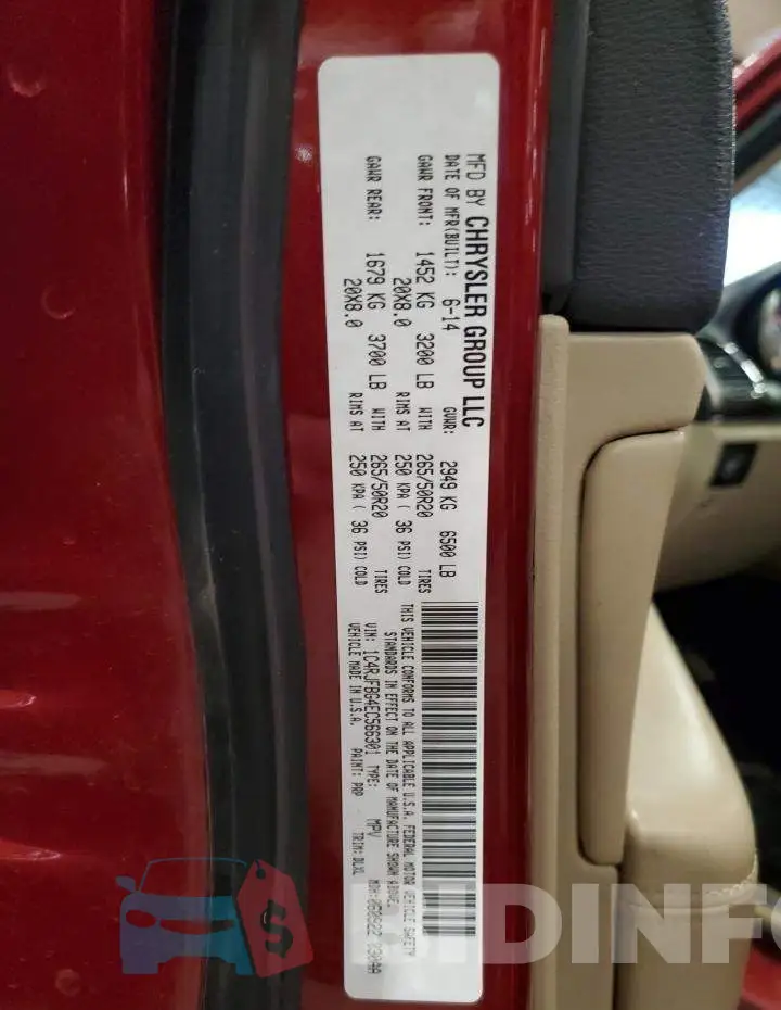 1C4RJFBG4EC566301 Photo# 13