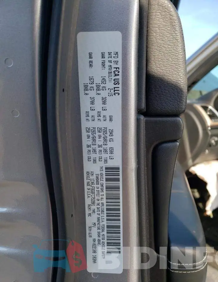 1C4RJFBG8FC753901 Photo# 13