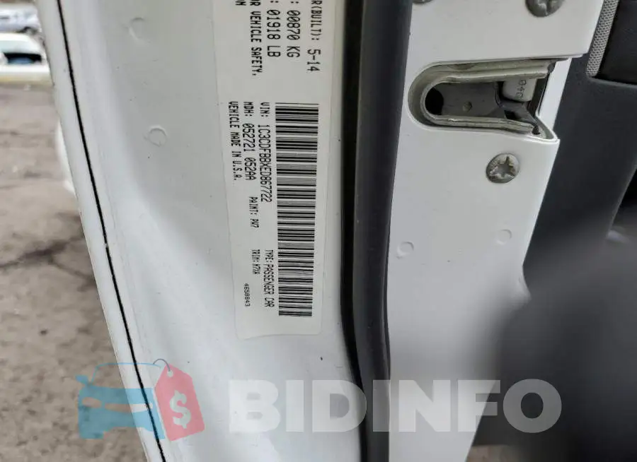 1C3CDFBBXED867722 Photo# 12