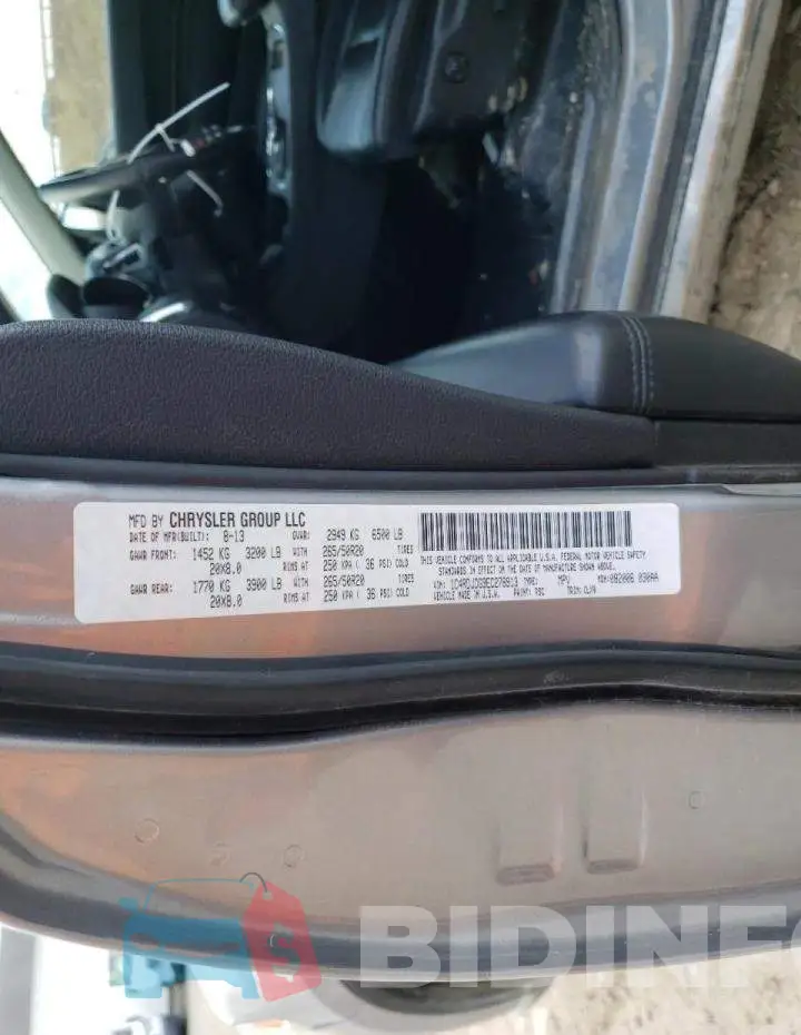 1C4RDJDG9EC278913 Photo# 13