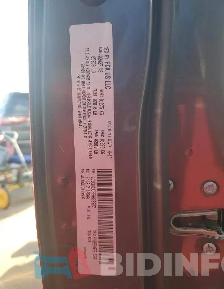 2C3CDXJG7FH832627 Photo# 13