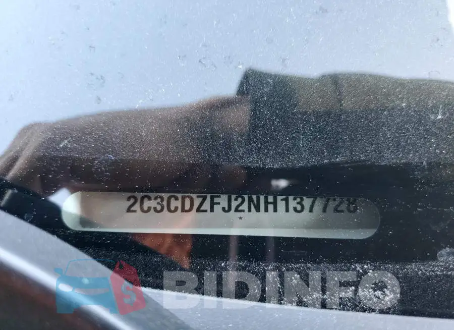2C3CDZFJ2NH137728 Photo# 12