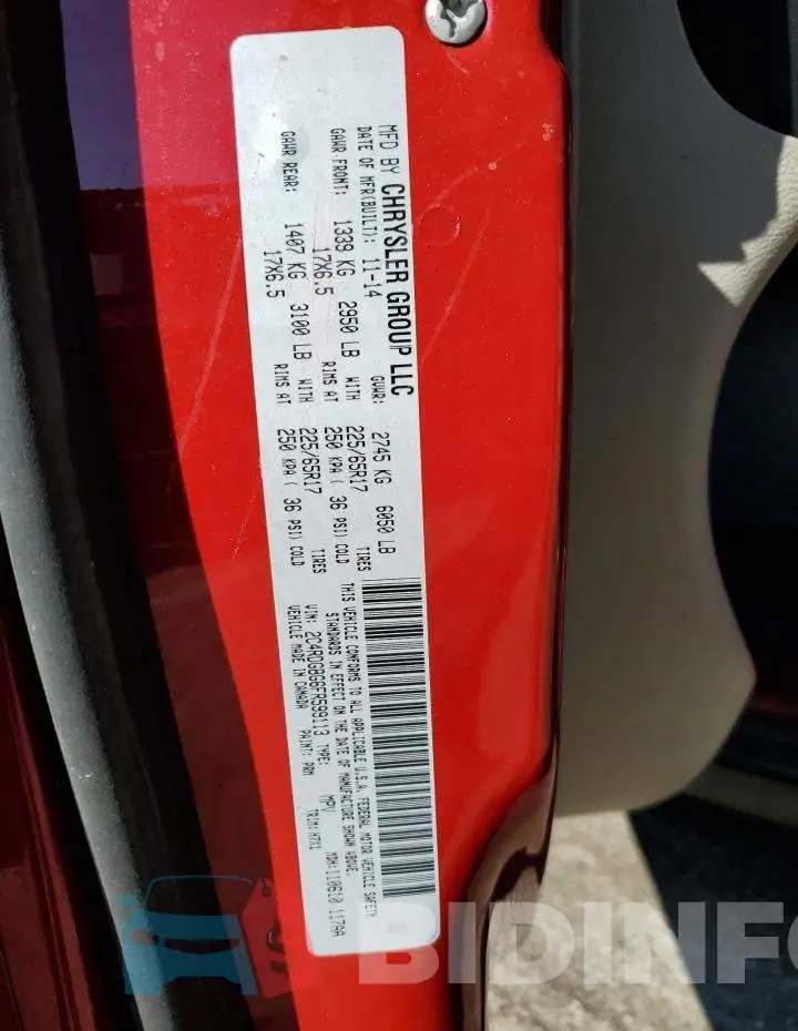 2C4RDGBG6FR599113 Photo# 13