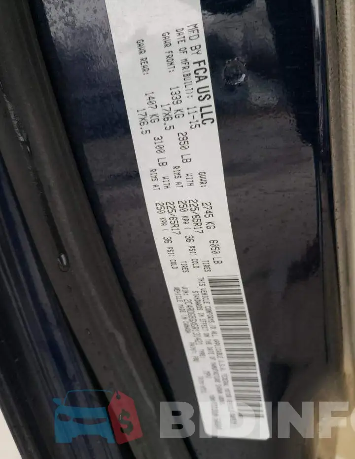 2C4RDGBGXGR131421 Photo# 13