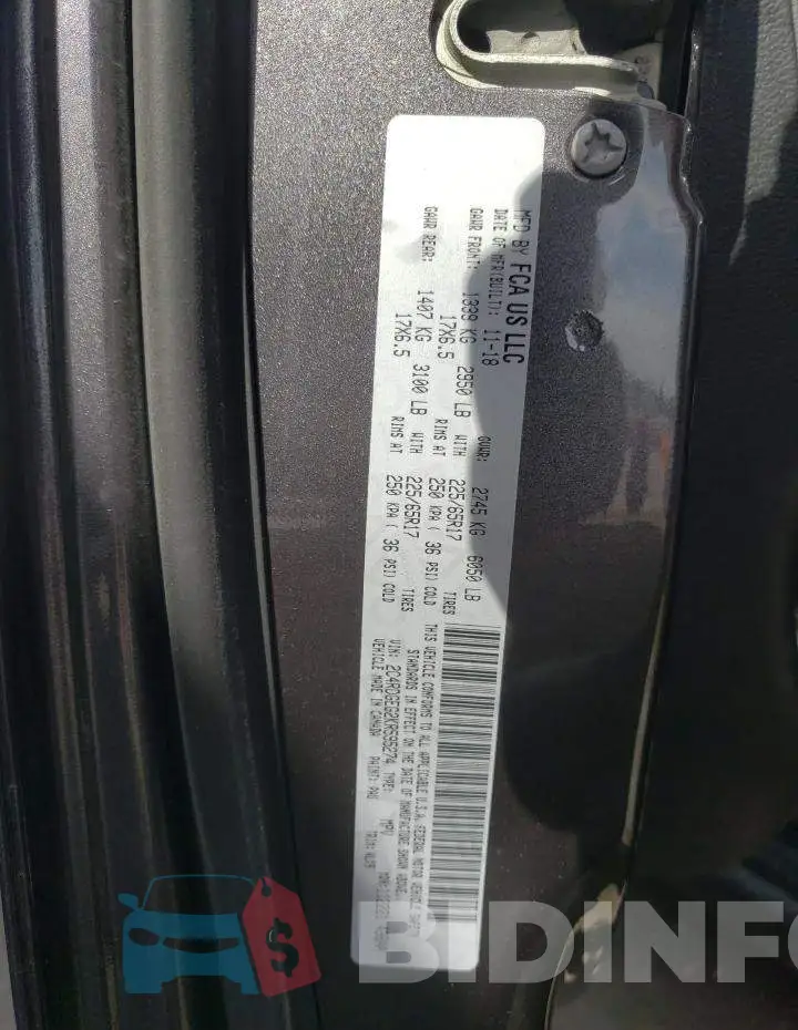 2C4RDGEG2KR595274 Photo# 13