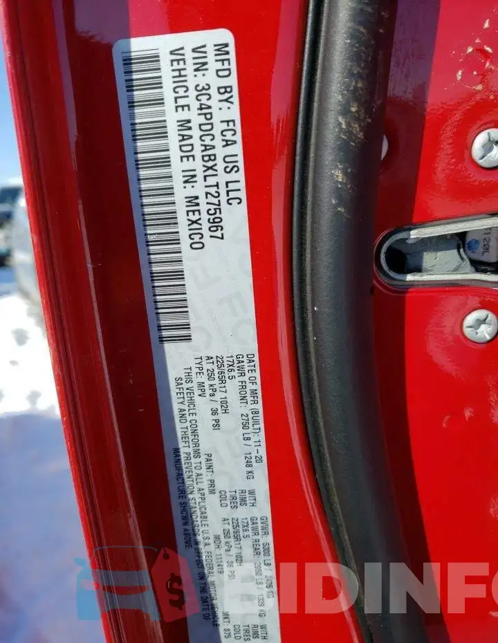 3C4PDCABXLT275967 Photo# 12