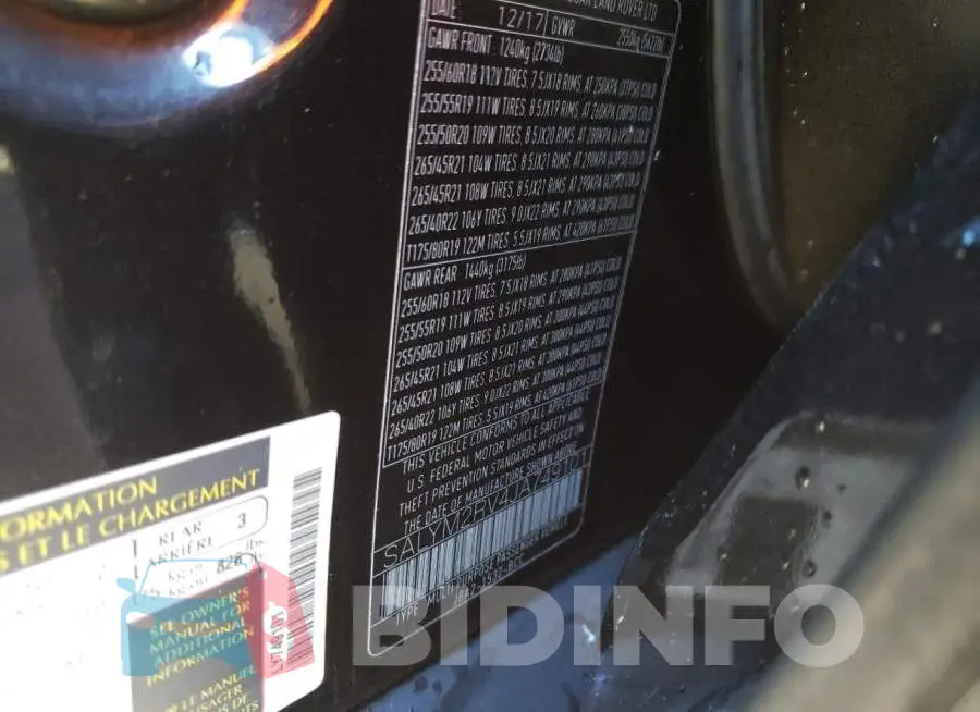 SALYM2RV4JA749101 Photo# 13