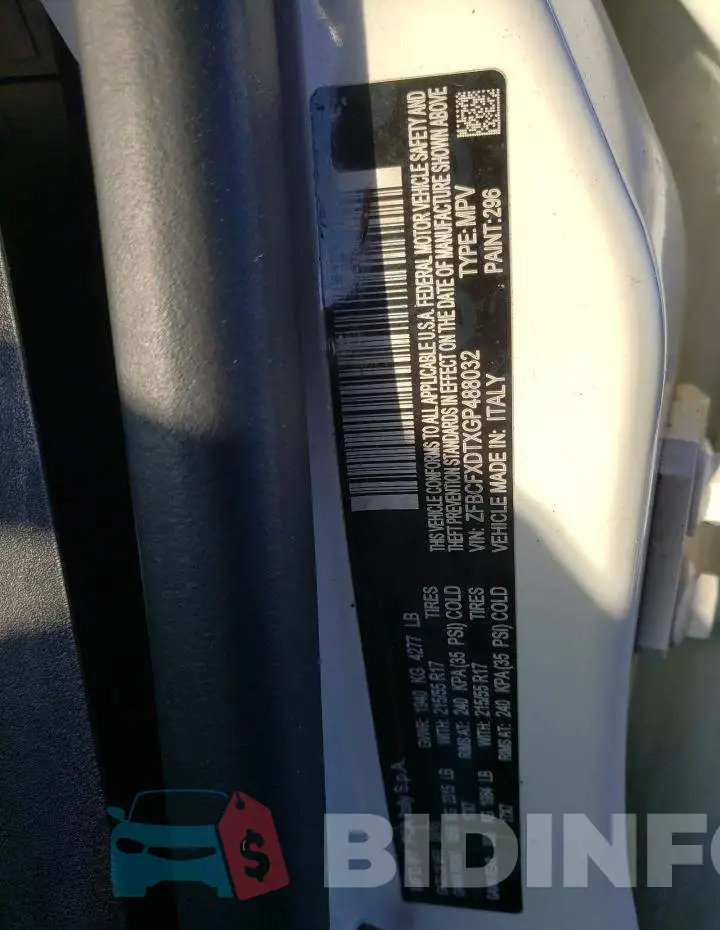 ZFBCFXDTXGP488032 Photo# 13