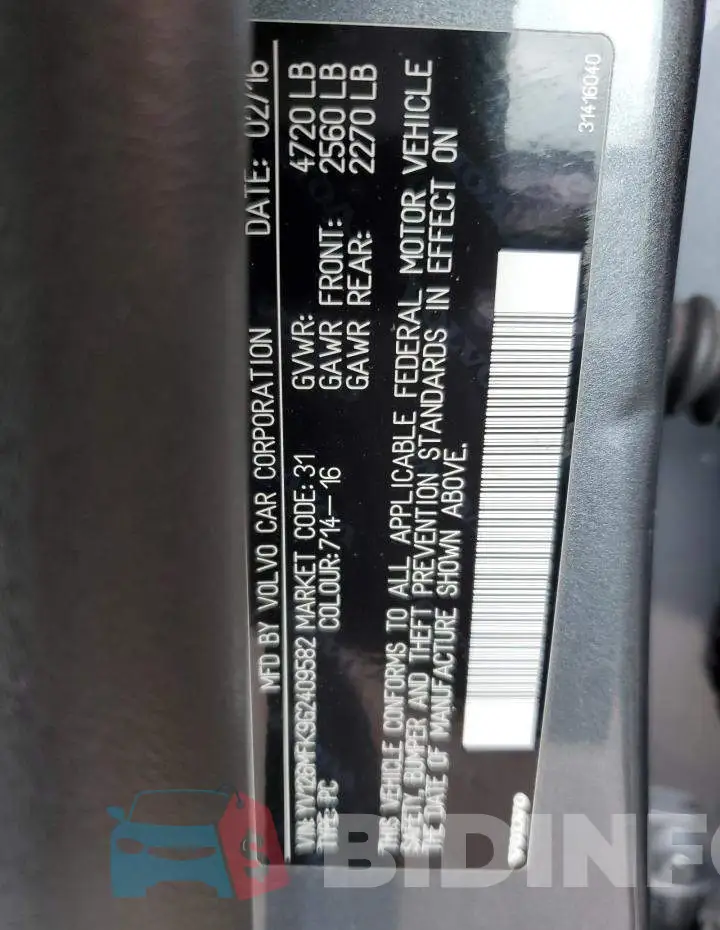 YV126MFK9G2409582 Photo# 12