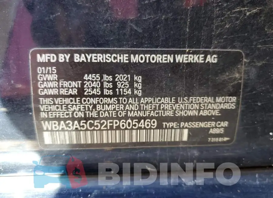 WBA3A5C52FP605469 Photo# 12