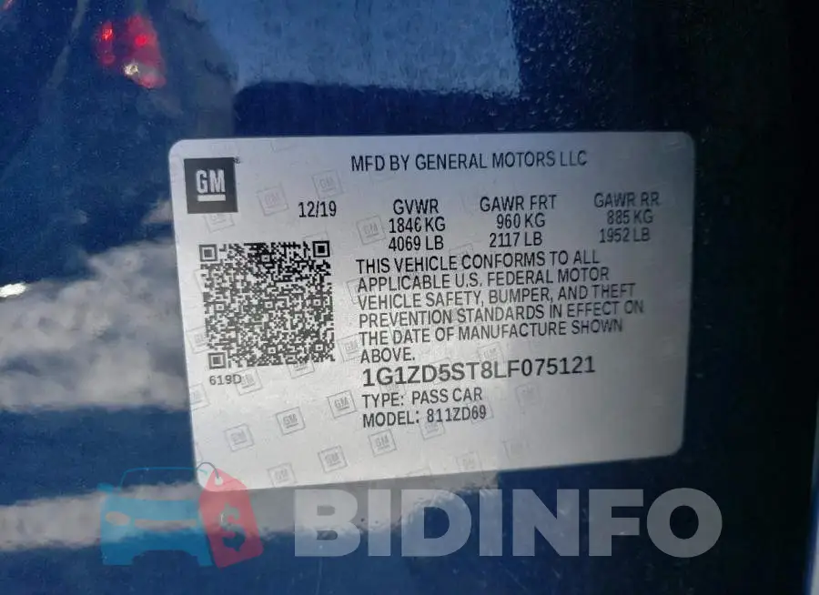 1G1ZD5ST8LF075121 Photo# 12