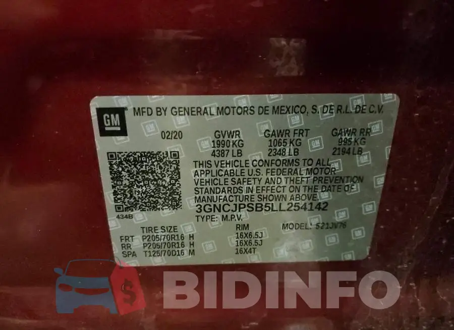 3GNCJPSB5LL254142 Photo# 12