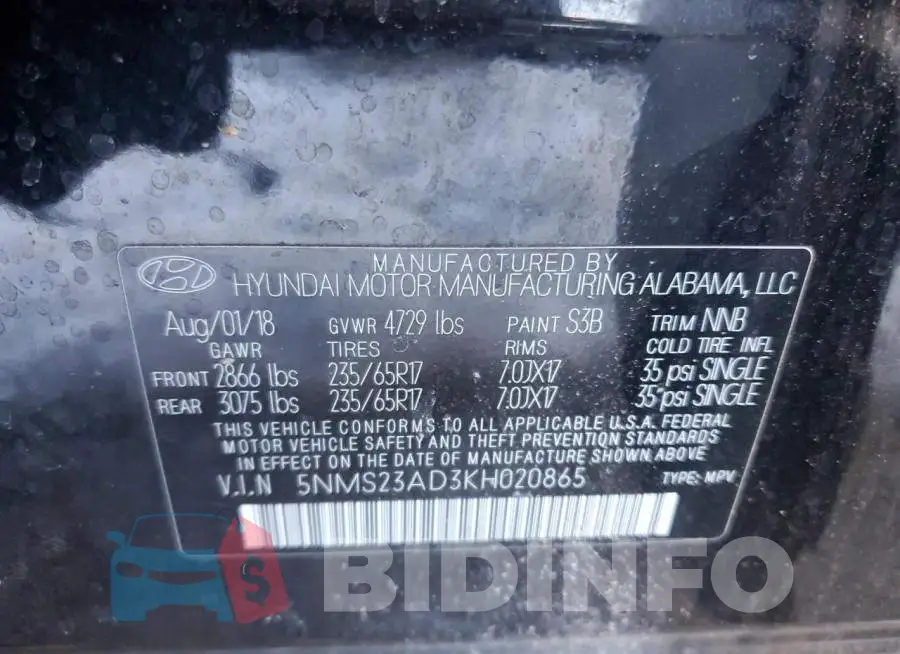 5NMS23AD3KH020865 Photo# 13