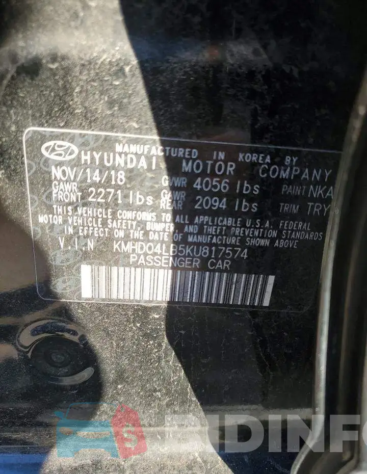 KMHD04LB5KU817574 Photo# 12