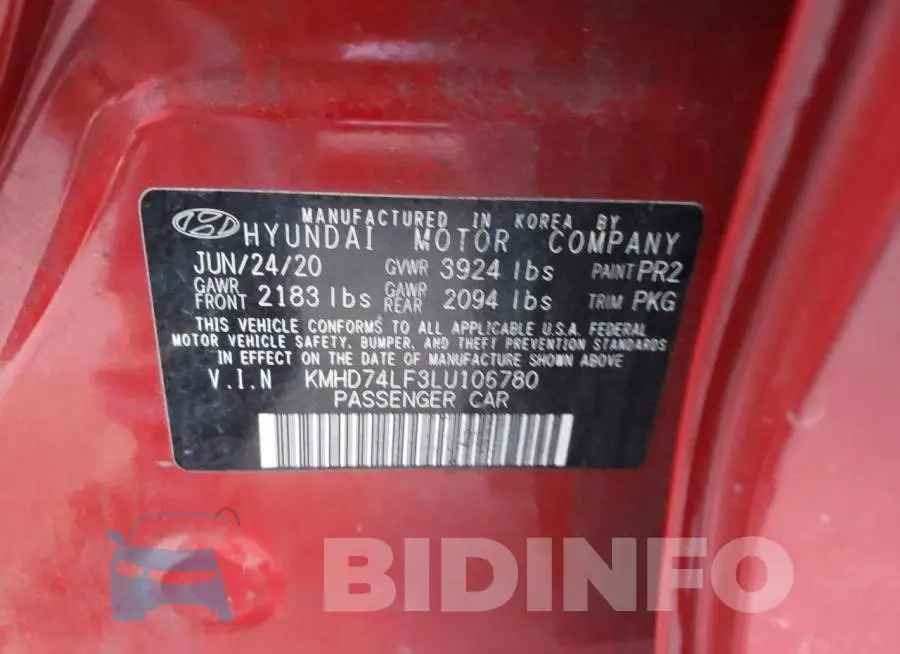 KMHD74LF3LU106780 Photo# 12