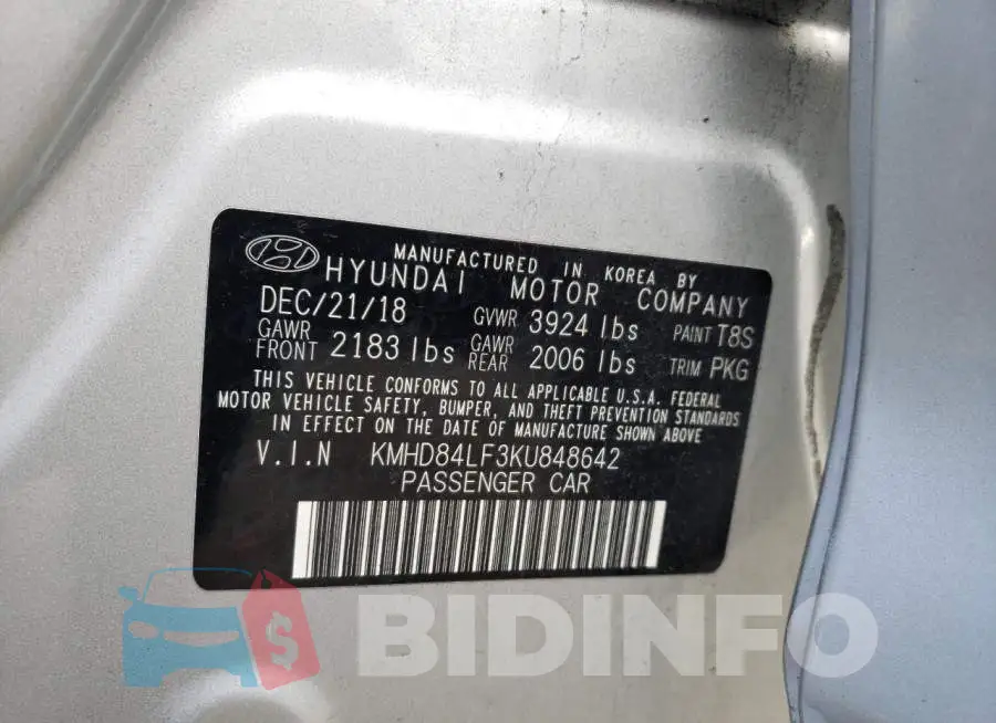 KMHD84LF3KU848642 Photo# 12