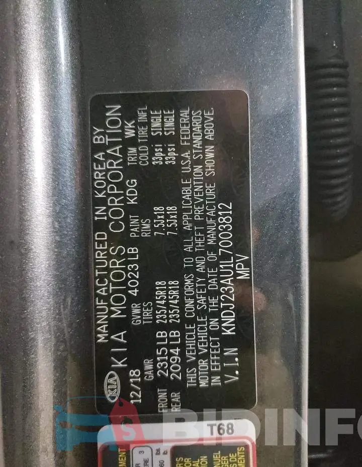 KNDJ23AU1L7003812 Photo# 13