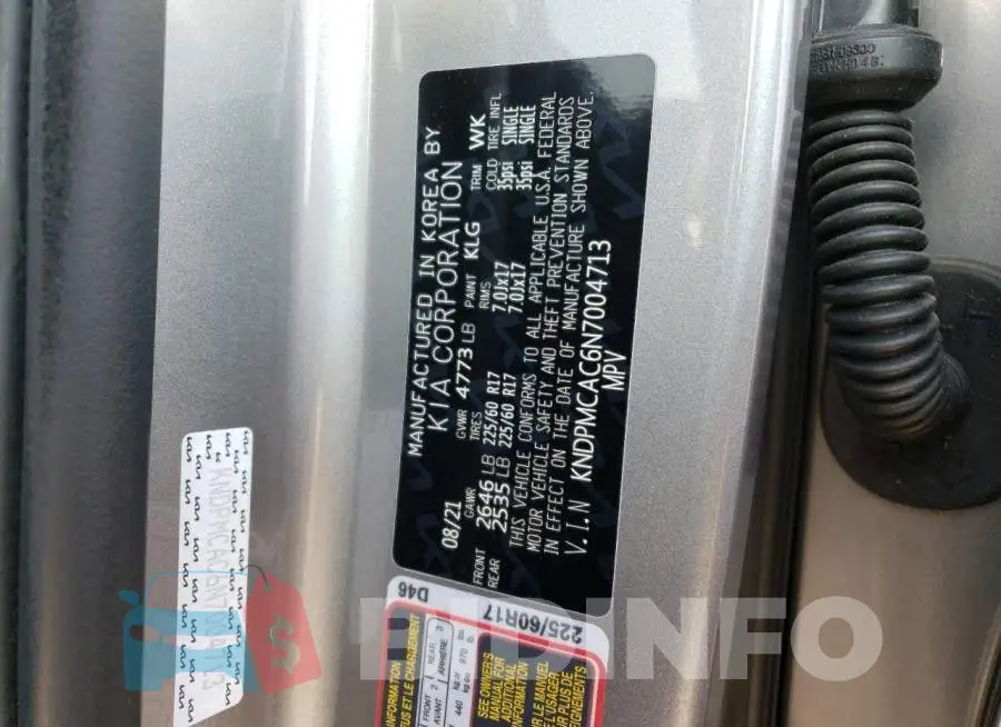KNDPMCAC6N7004713 Photo# 13