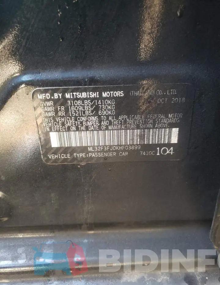 ML32F3FJ0KHF03899 Photo# 12